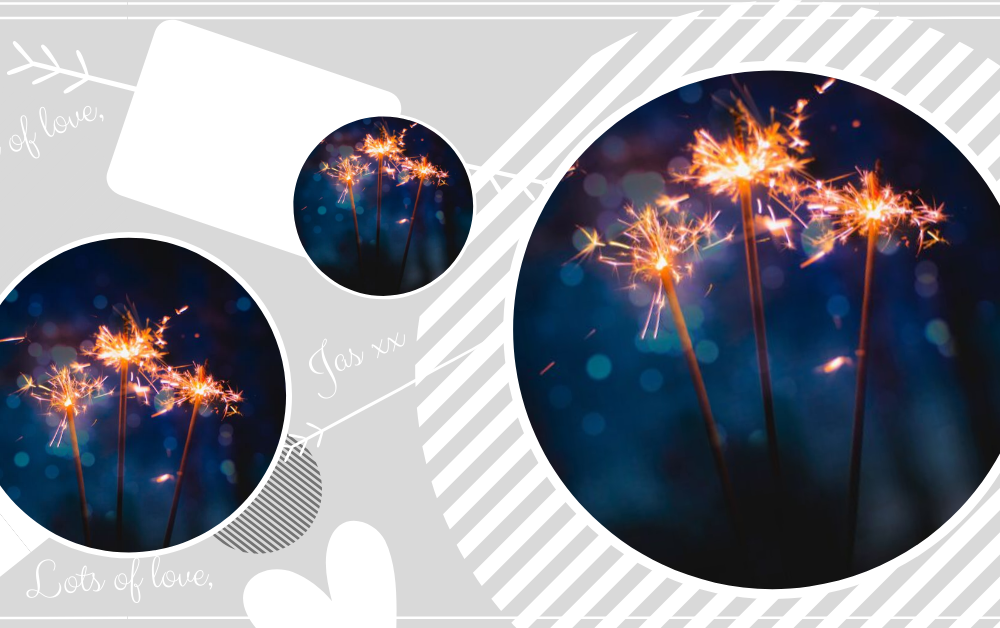 A compilation of sparkler images for my 20 before 20 series