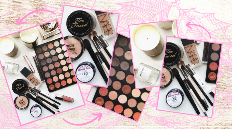compilation of makeup images