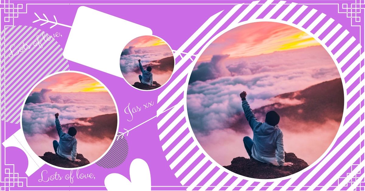 A compilation of images surrounding success