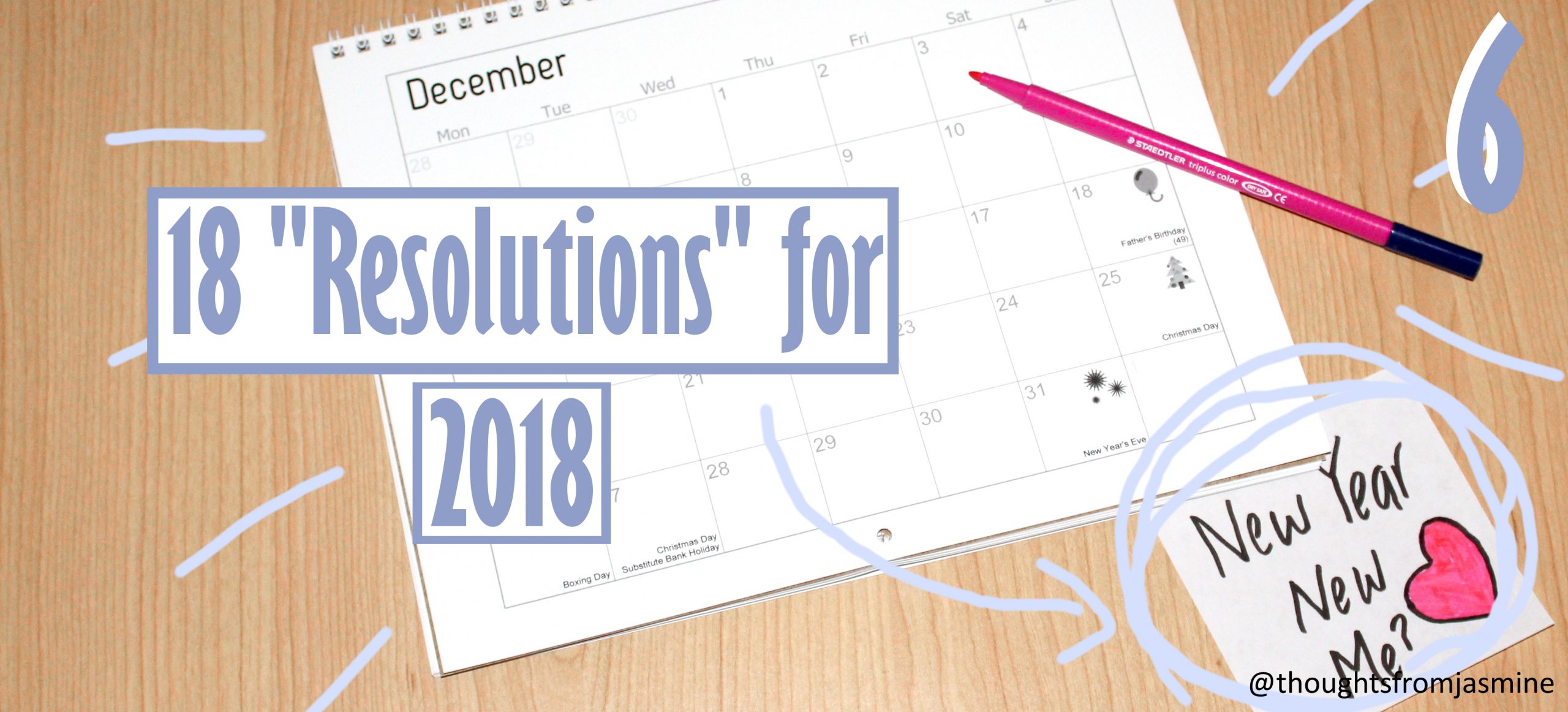 12 Days of Blogging – Day 6 | Goals for 2018