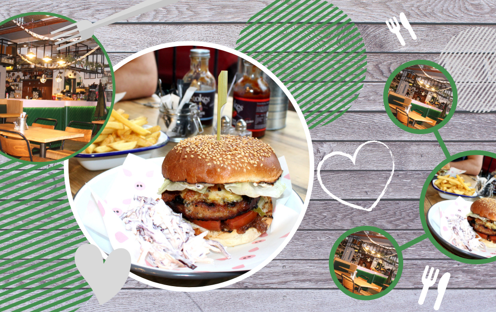 Compilation of food photos from Pigsty in Bristol