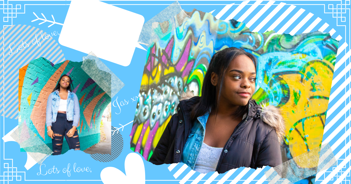 Featured image for my done with Instagram rant: author in front of graffiti wall