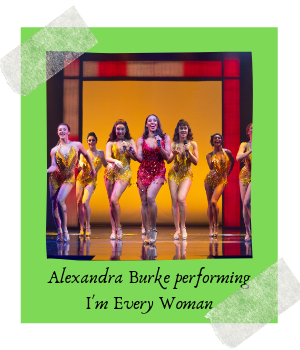Alexandra Burke performing I'm Every Woman