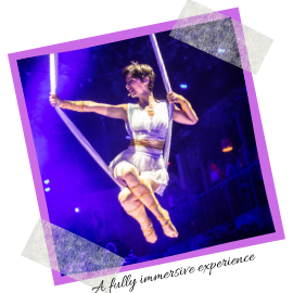 Text reads: A fully immersive experience