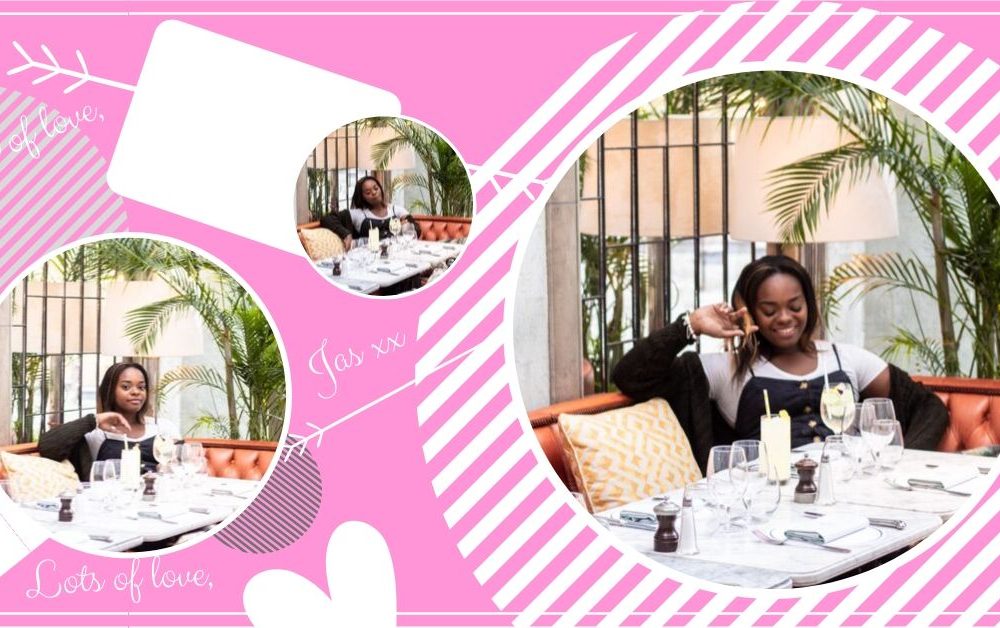 Featured image for post about sleep: Just a collection of images of author sitting in restaurant playing with her hair