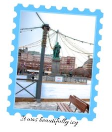 Text reads: It was beautifully icy