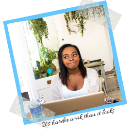 Text reads: It's harder work than it looks