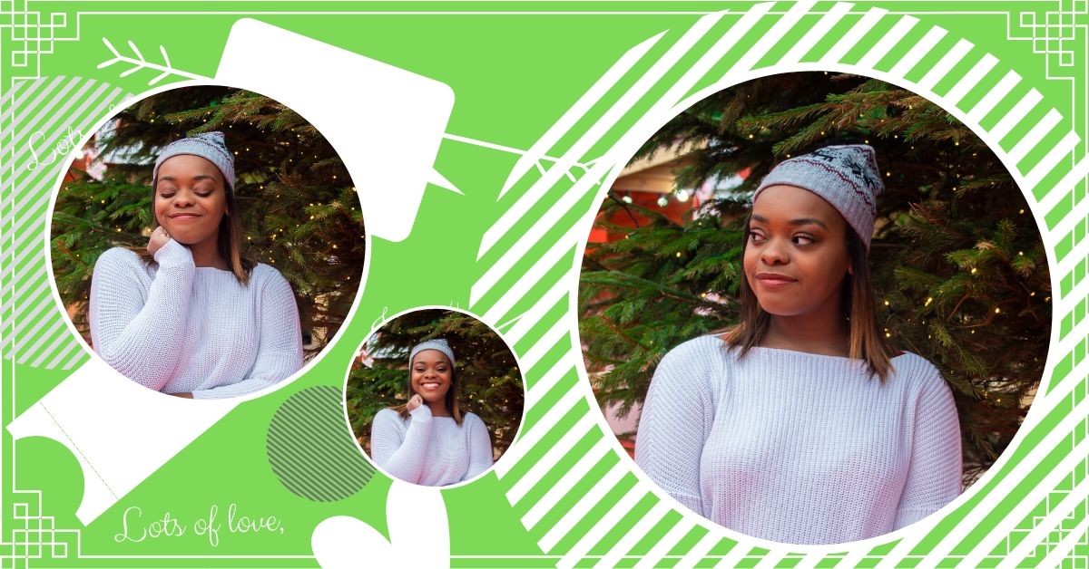 Compilation of photos of author looking sad, ready to talk about imposter syndrome.