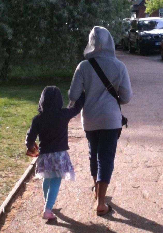photo of young me walking in the park