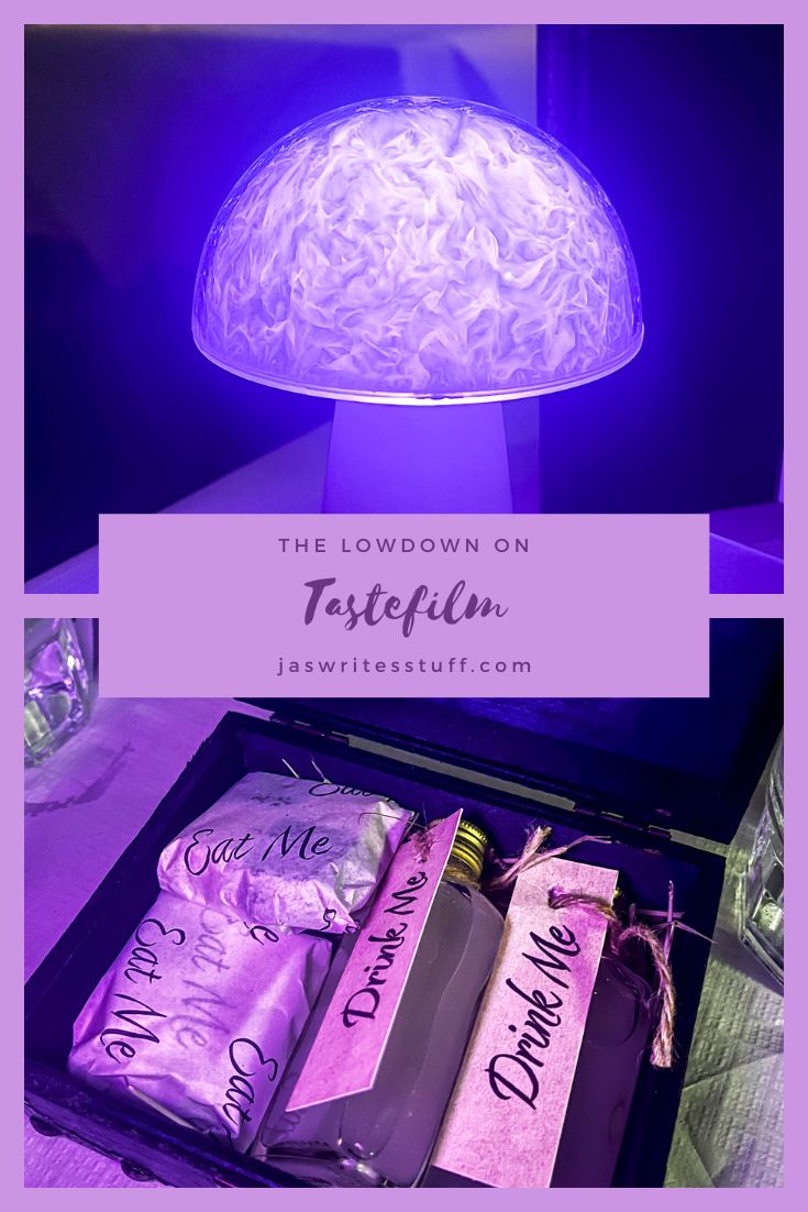 Pinterest pin. Caption reads "The lowdown on Tastefilm"